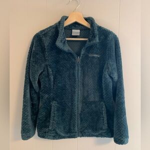 Women's Columbia Interchange Dark Teal Colored Fleece Jacket Liner